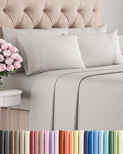 Queen 6 Piece Sheet Set - Comfy Breathable & Cooling