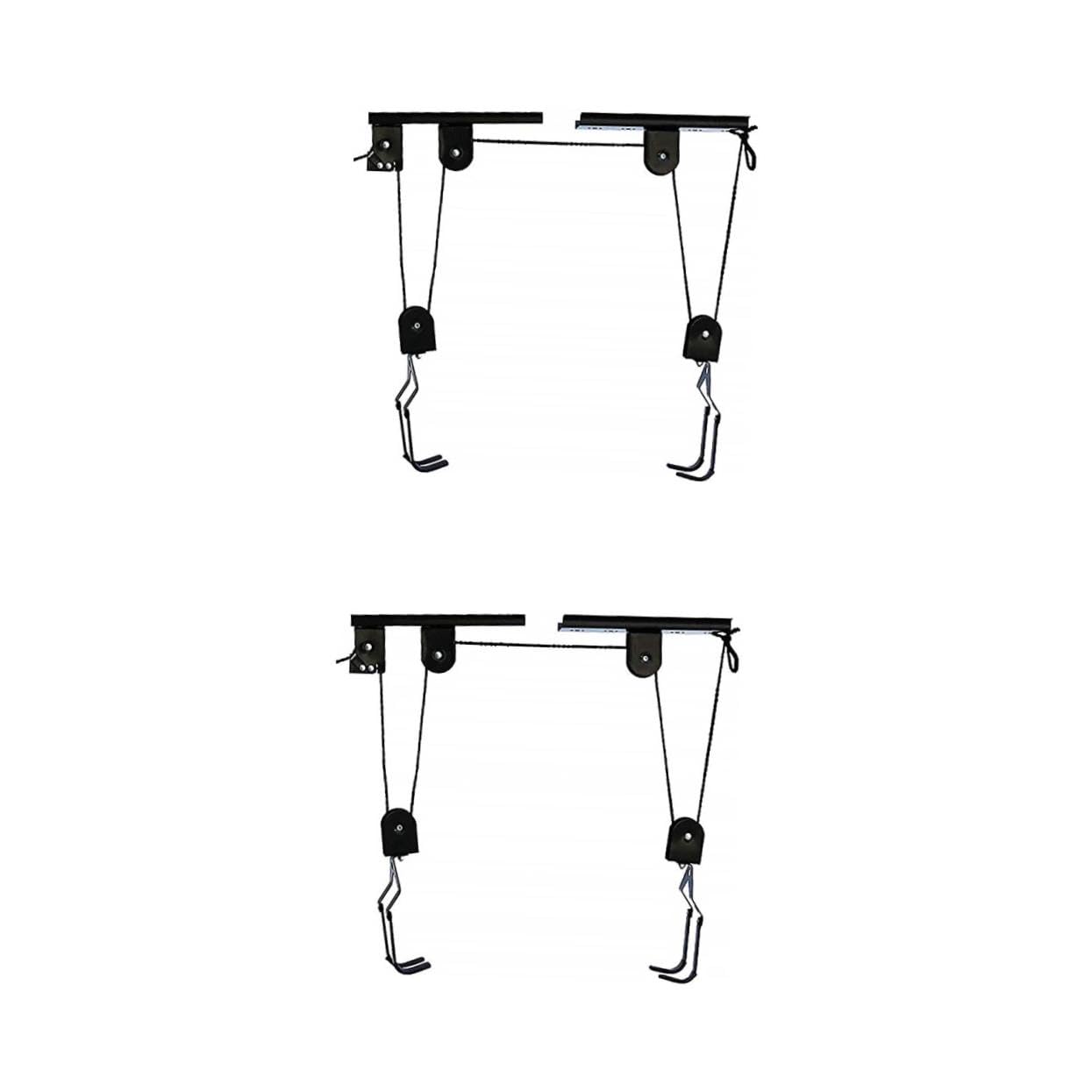 ibasenice 2 Sets Hitch Mount Bike Rack Vertical Bike Wall Mount Heavy Duty Steel Construction Space-saving Indoor Storage Solution