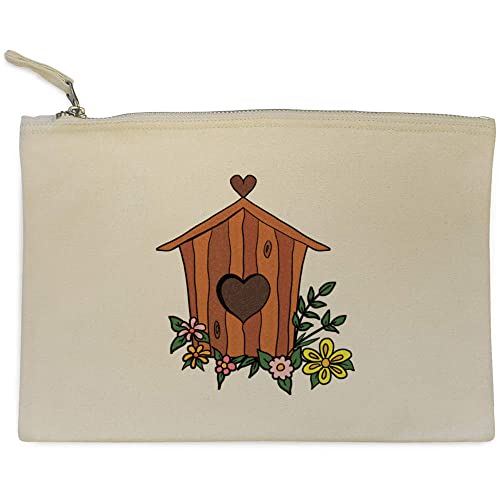 Azeeda 'Casa del Pájaro' Bolso de Embrague/Accesorios Case (CL00030857)