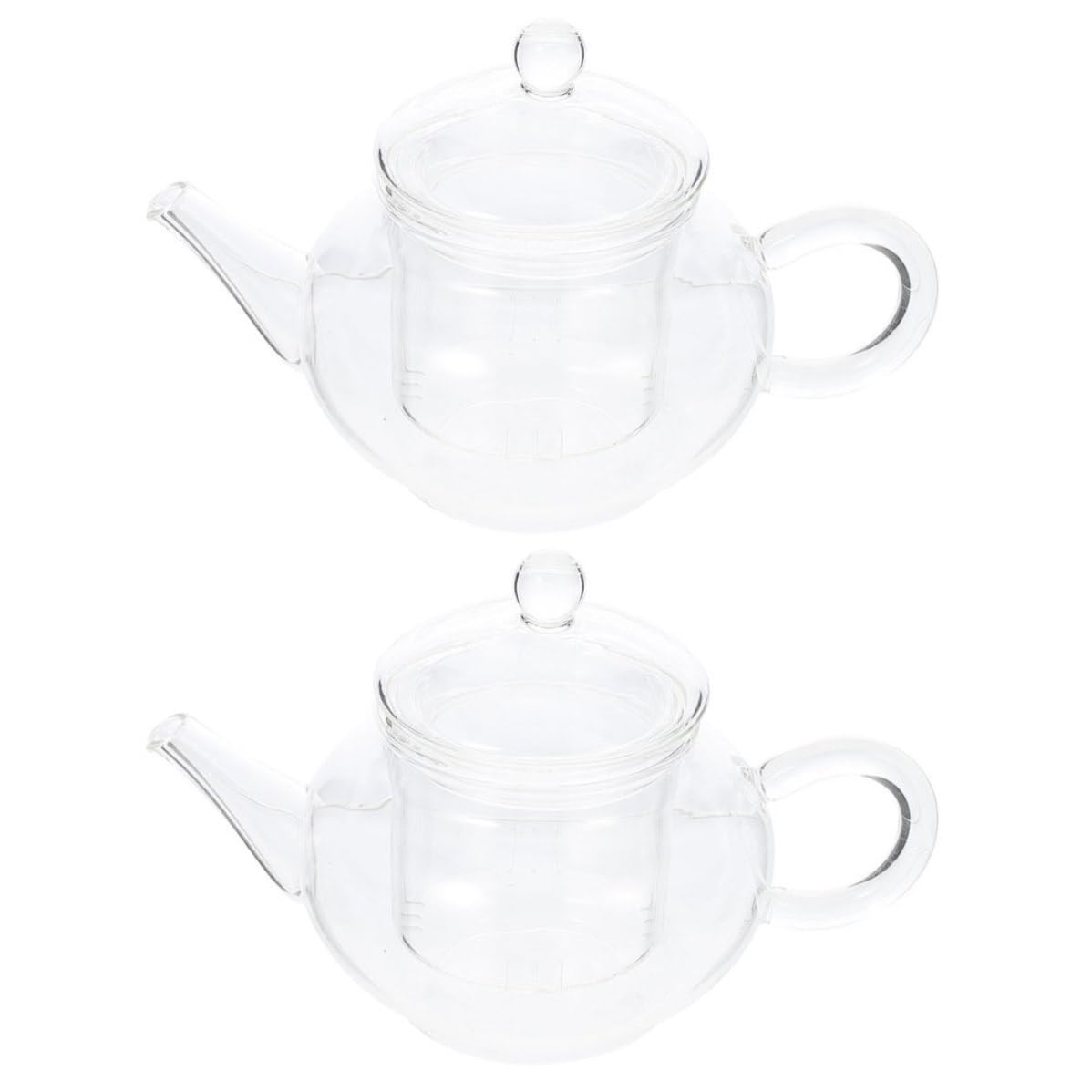 Théière en verre borosilicate Abaodam 250ml avec finition soignée pour thé vrac