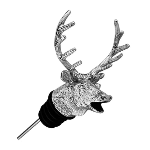 GUIDA VINO TESTA di cervo versatore cocktail chiusura vino versatore