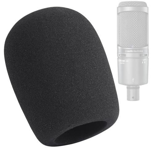 Microphone Covers Foam 1-Pack, High Density Foam Mic Windshield Pop for Mic Condenser Microphone