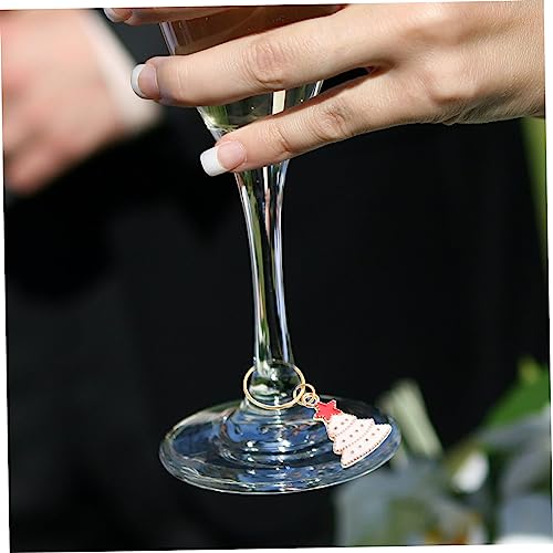 Marqueur de boisson de Noël et chame de vin pour décoration de table