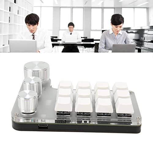 Teclado Gaming Mini Dilwe 12 Teclas USB miniatura 2
