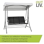 OUTLIV. Hollywoodschaukel Swing 3-Sitzer Eisengrau