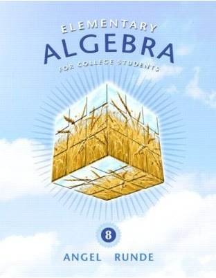 Elementary Algebra for College Students 0321628772 Book Cover