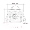 HUAXM Vintage Steampunk Sac à Dos Retro Gothique Main en Cuir Sac Messenger Moyen Age Sac à bandoulière pour Ordinateur Portable Porte-Documents Sac Besace, L #2