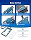 wellhouse Wasserdichte Handytasche/Handyhülle für iPhone 15, 14, 13, 12 Pro Max, XS, Samsung, IPX8, 3D, Strand-Essentials (Blau, 1er-Pack, 0 Zoll (20,3 cm)