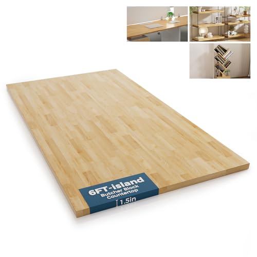 Butcher Block Countertop Table Top - 6f...