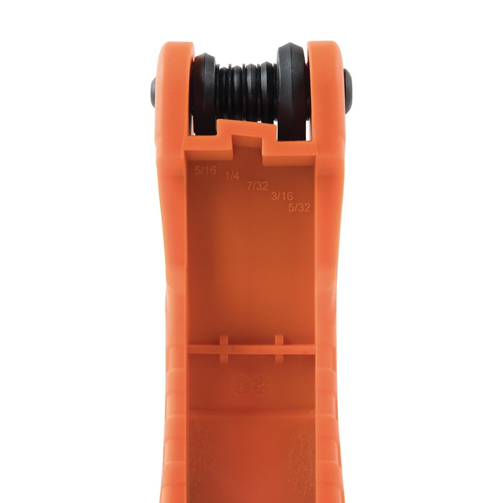 KLEIN TOOLS 70540M Compact Folding Hex Key Set, 8-Key Metric Sizes 1.5mm to 8mm, Industrial Strength Heat Treated Alloy Steel - Image 4