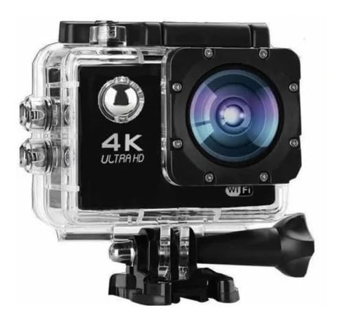 Kit Câmera Filmadora Action Pro 4K Sports Ultra-HD Wi-Fi + Cartão De Memória 32 Gb