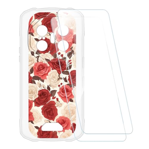 ESACMOT �v�����g�P�[�X + 2�������K���X�t�B���� Fossibot F113 5G �Ƃ̌݊�������, �Ռ��z���\�t�g�J�o�[ HD�N���A (�� 1)