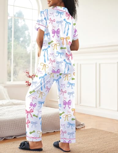 41% Off Ekouaer Women's Satin Pajama Set - Image 6