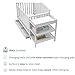 Storkcraft Steveston 5-in-1 Convertible Crib & Changer (White) – GREENGUARD Gold Certified, Fits Standard Crib Mattress, Converts to Toddler Bed and Full Bed, 4 Adjustable Mattress Heights