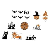 Décoration de table d'halloween : design innovant, avec un thème d'halloween rustique et effrayant, ils sont jolis et uniques, décors de plateau