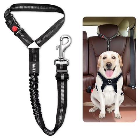 Piyarey Adjustable Dog Car Seat Belt Cover