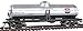 Walthers Trainline 40' Tank Car with Metal Wheels Ready to Run - Amoco Oil
