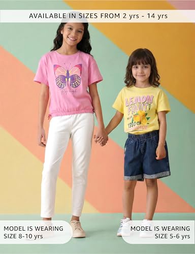Image of Amazon Brand - Symbol Girl's Graphic Relaxed Fit T-Shirt