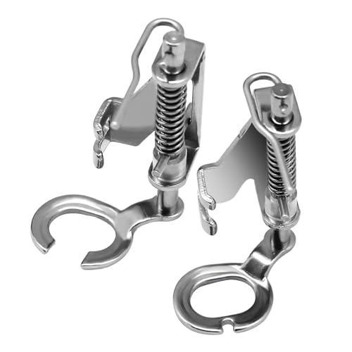 2 Piezas Prensatelas de Metal para Bordado y Zurcido miniatura 2
