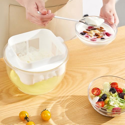 Yaregelun 3L Yogurt Strainer Greek Yogurt Strainer Maker Reusable Yogurt Cheese Maker Machine Multipurpose Kitchen Accessories