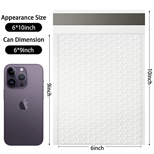 image for packbabol Bubble Mailers, 6x9 Inch Padded Bubble Mailers Pack of 50 Bu