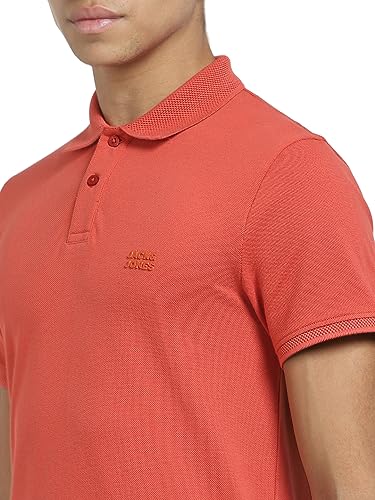 Image of Jack & Jones Men Cotton Slim Fit T-Shirt
