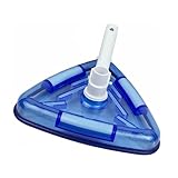 Transparent Triangular Pool Vacuum Head with Swivel Hose...
