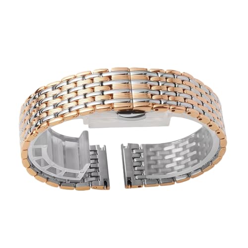 Bracelet montre acier inox interchangeable 14mm 18mm bande maillons montre métal