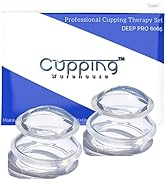 Cupping Warehouse Advanced (Hard) Supreme 2 Large DEEP PRO 6065 Professional Cupping Therapy Set-...