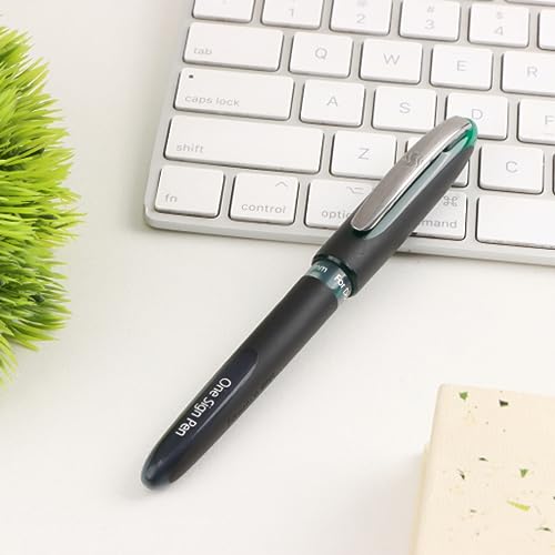 Image of Luxor Schneider, One Sign Roller Ball Pen - Green, 1.0 mm, 2000 mtrs writing length, Waterproof Ink, Consistent ink flow, Ideal for Professionals & Office essential