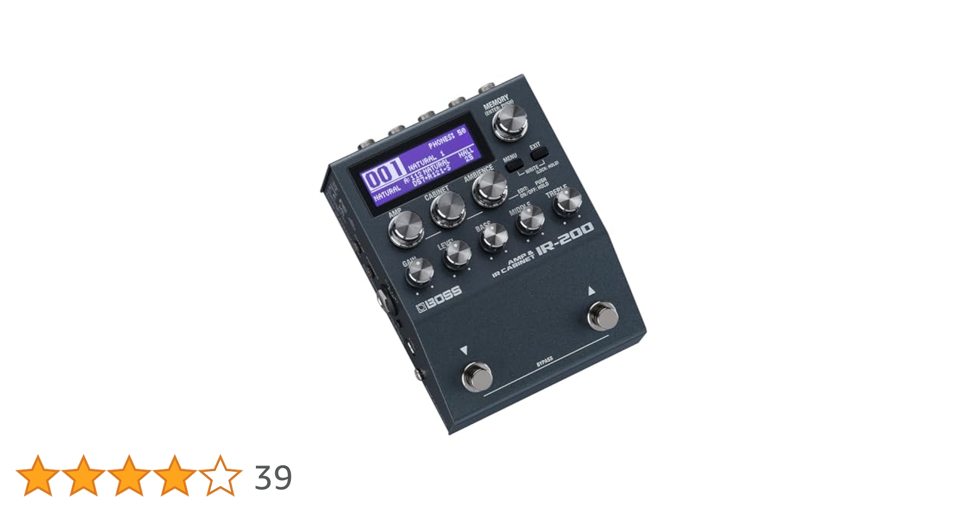 Amazon.co.jp: BOSS ボス キャビネットIRペダル IR-200 アンプ