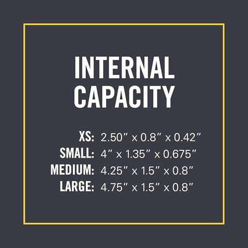 Leatherman Heritage Lederholster - Holster für Micra Modell - Werkzeug Zubehör - Braun Mittel