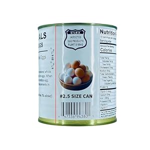 Powdered Whole Eggs | Long Term Storage (10 years shelf life) Emergency Supply | Hiking, Backpacking & Camping | Easy Prep Survival Food | #2.5 Size Can (8 oz per can)