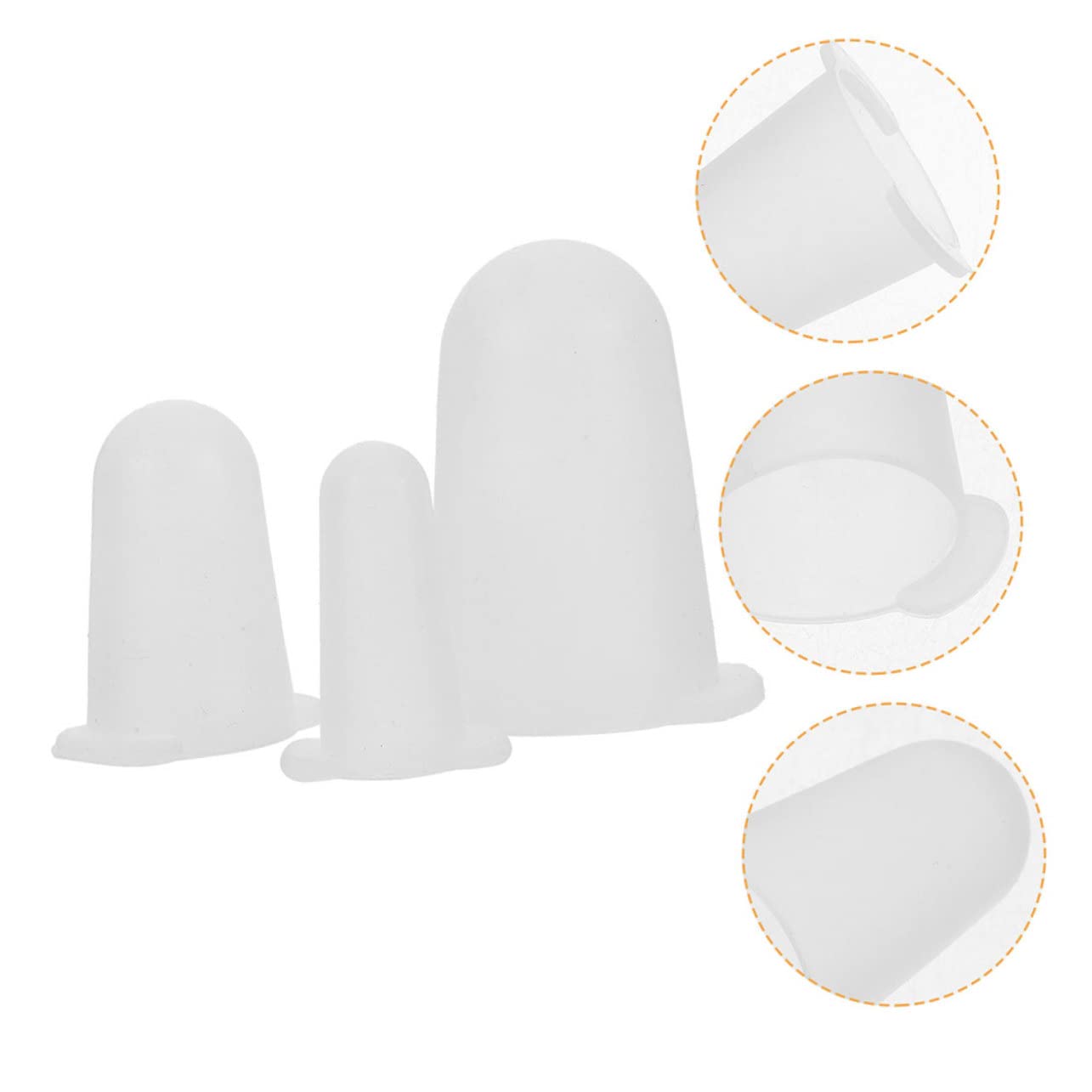 Cubiertas de Silicona para Boquillas de Pasteles, 6 Piezas Fuerte Adhesión y Diseño Anticaída para Decoración de Repostería Profesional
