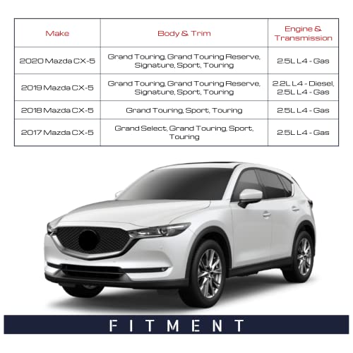Spieg Driver Side Mirror Replacement For Mazda Cx-5 2017-2020 Power Heated Led Turn Signal Bsm Power Fold Lane Assistance Ptm White 9Pin (Lh) #TOP7