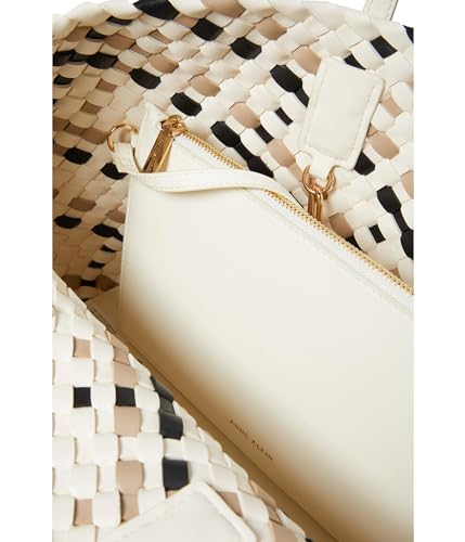 Anne Klein Woven Tote with Pouch4
