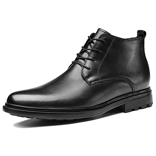 PUGHGAETZF �����Y �A���N���u�[�c �u���b�N�q�[�� �h�� �_�[�r�[ ���v �t�H�[�}�� �X�^�C���b�V�� ���[�N, �u���b�N, 10.5