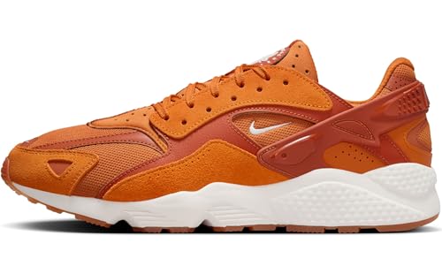 Nike Air Huarache Runner Men's Shoes (DZ3306-800, Monarch/Dark Russet/Gum Dark Brown/Sail) Size 11.5