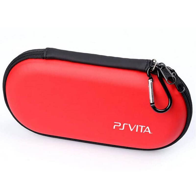 CASE BAG BOLSA ESTOJO VIAGEM E PROTEÇÃO PARA PS VITA 1000 FAT 2000 SLIM VERMELHO