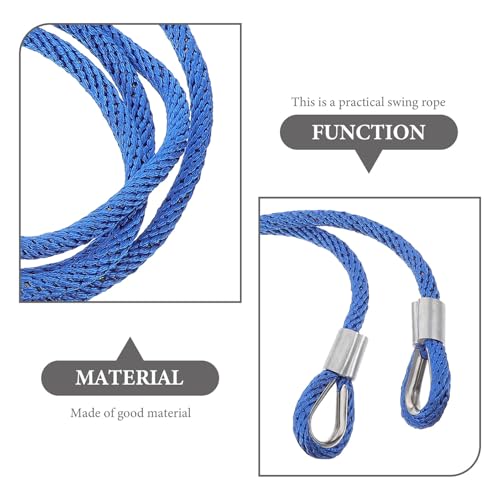 Corde de balançoire ajustable nylon accessoire suspendu jeux extérieur hamac - 7