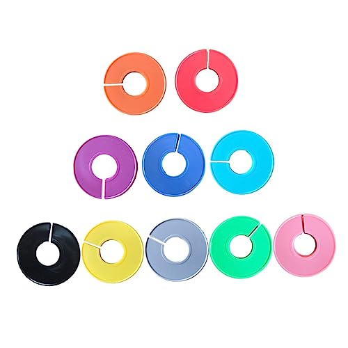 SWOOMEY 10 Peças Divisores De Rack De Roupas Separador De Tamanho De Roupas Divisores De Tamanho De