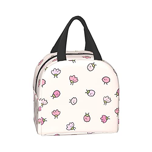 Kawaii Flower Lunch Box Travel Bag Picnic Bags Insulated Durable Shopping Bag Reusable Waterproof Bags For Man Woman #TOP2