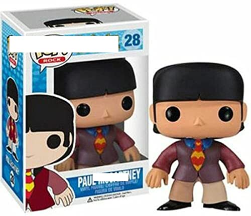 XLLQYY Pop 5Pcs / The Beatles Kawaii Q Version Nendoroid Anime Figure Chanteur The Beatles Boxed Pop Vinyle Figurines… - Les Beatles, Paul McCartney, John Lennon, RIngo Starr, George Harrison XLLQYY Pop 5Pcs / The Beatles Kawaii Q Version Nendoroid Anime Figure Chanteur The Beatles Boxed Pop Vinyle Figurines… – Image 4