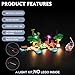BrickBling LED Light Kit Compatible with Lego Animal Crossing Kapp’n’s Island Boat Tour, Creative Lighting Compatible with Lego 77048-No Model