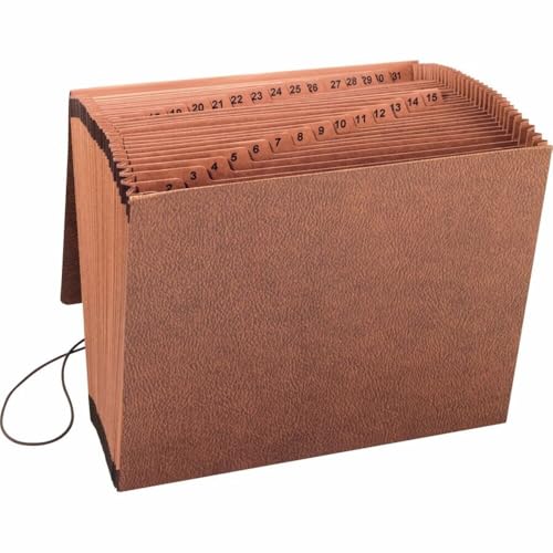 Sparco Business Source Flap Closure 1-31 Heavy-Duty Expand File, Brown