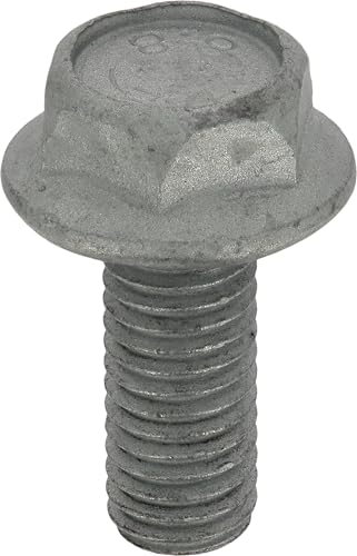 Restagraf - Tornillo para metales con cabeza hexagonal y brida - M8-1.25 x 20 mm - Acero Clase 8.8 - DIN 6921 - Fijación de piezas mecánicas, carrocería - Ref. 7168 - Paquete de 10