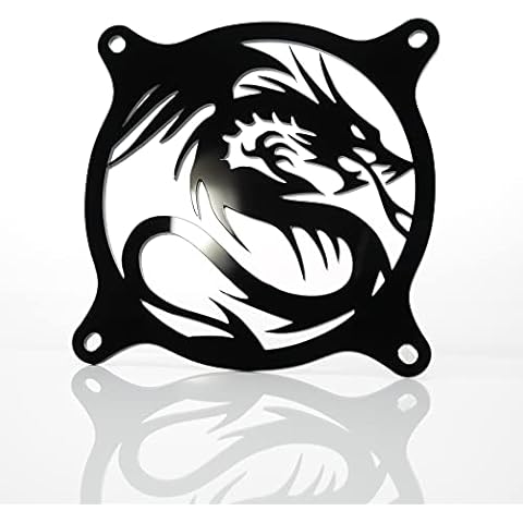Inspired Laser Design 120mm Flying Dragon Computer Fan Grill Cover