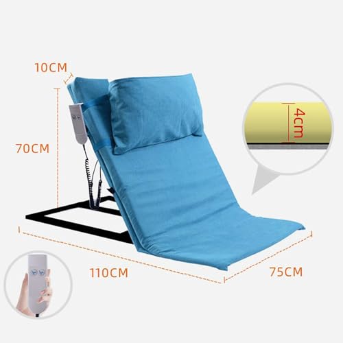 Respaldo de cama ajustable para leer y comer cómodamente con soporte lumbar integrado 2