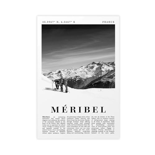 Poster Meribel pour raviver un mur vide - Toile déco salon et chambre