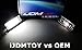 iJDMTOY OEM-Fit 3W Full LED License Plate Light Kit Compatible With 2015-up Dodge Charger Challenger, Chrysler 300 & Pacifica, 2017-up Jeep Compass, Powered by 18-SMD Xenon White LED